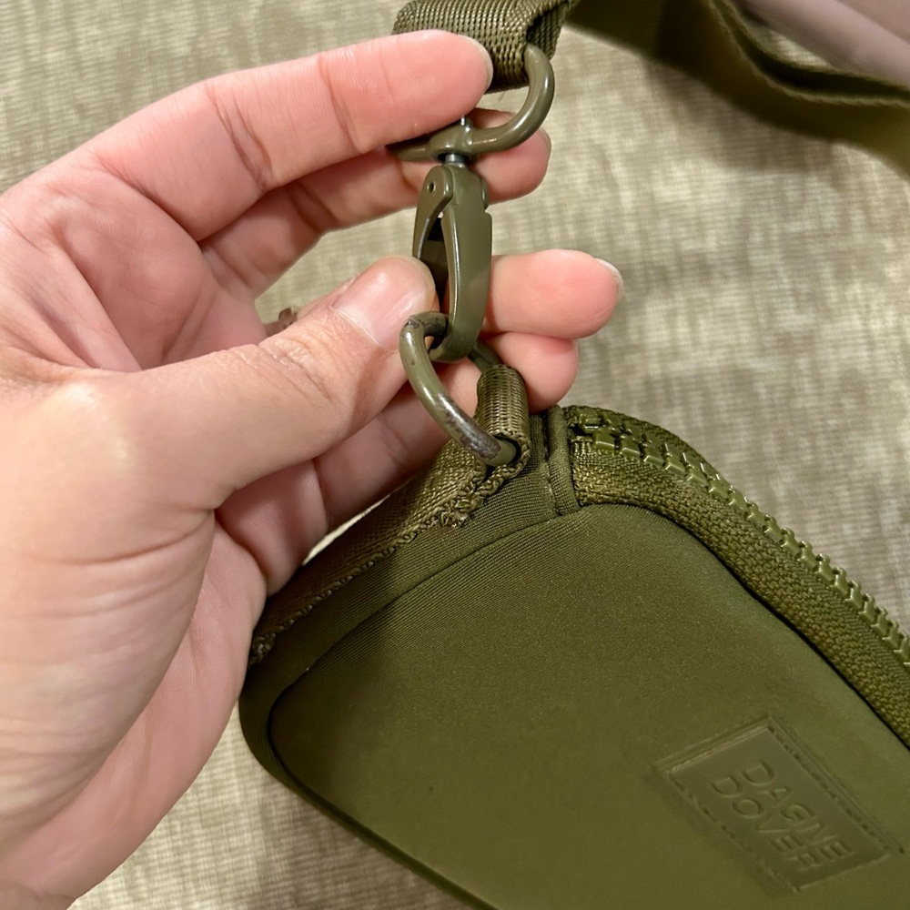 Dagne Dover Olive Green Crossbody Belt Bag - Picture 5 of 6